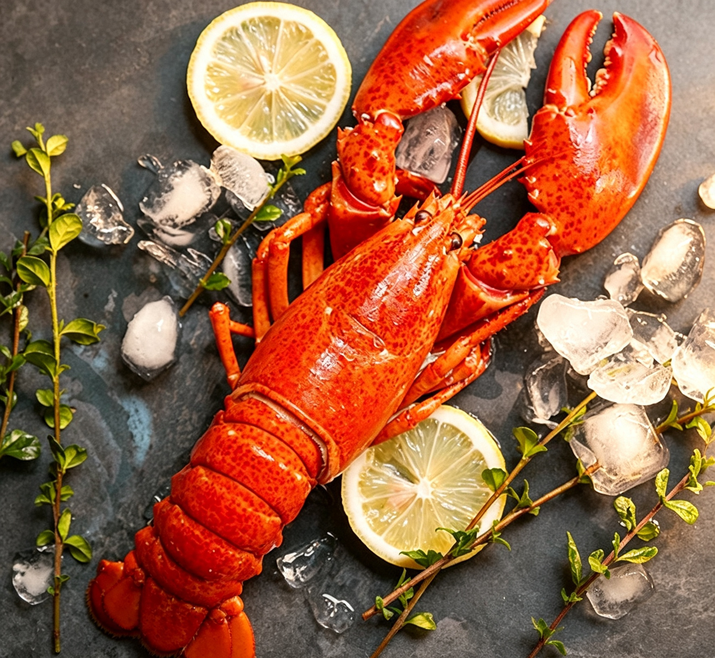 Frozen Cooked Canadian Boston Lobster